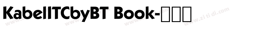 KabelITCbyBT Book字体转换